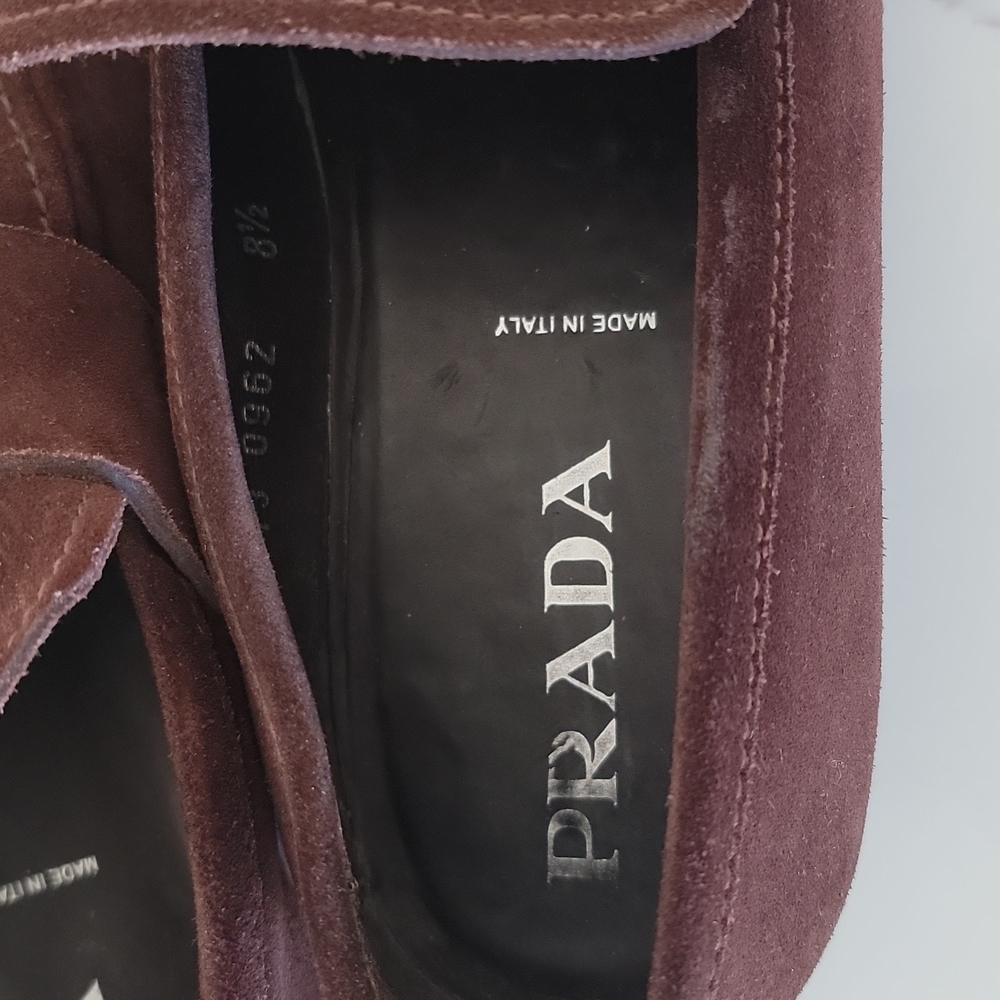 PRADA SUEDE SHOES IN EXCELLENT CONDITION 8.5